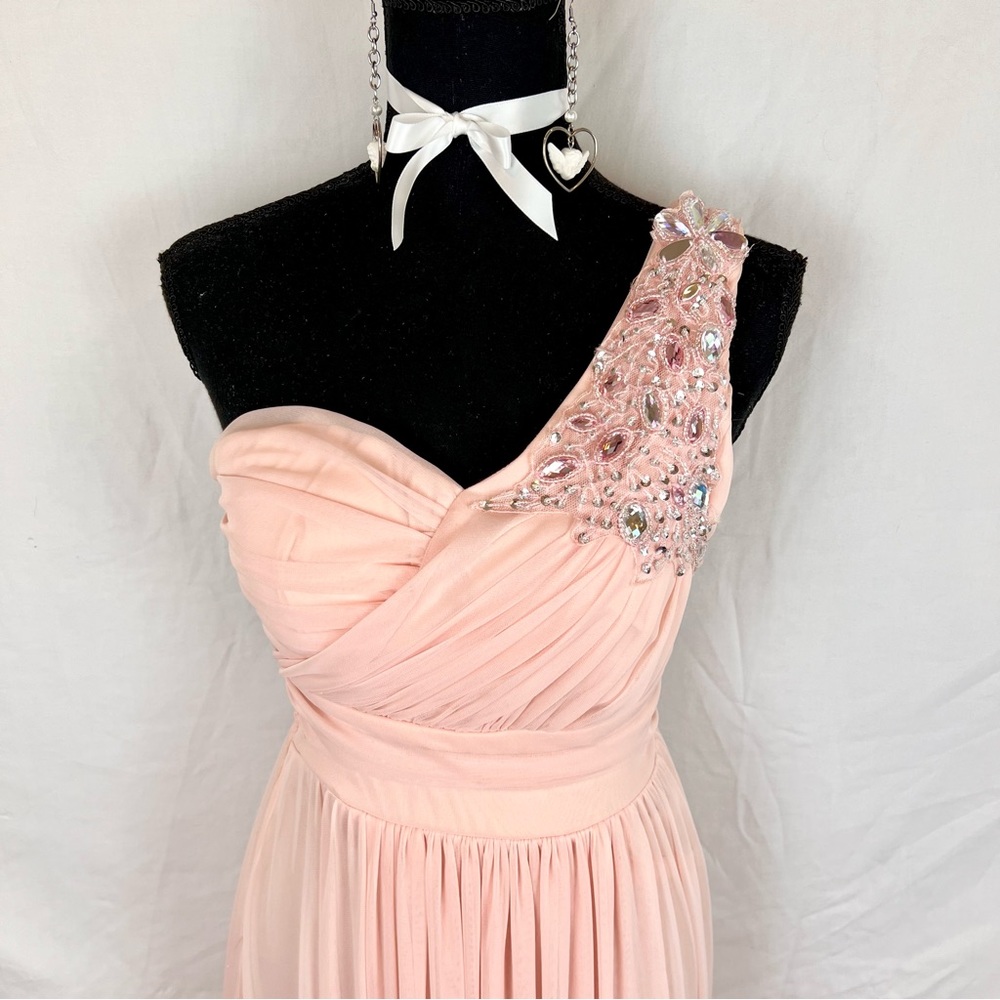 Macy’s B. Darlin jeweled prom dress size 5/6 - Picture 2 of 8